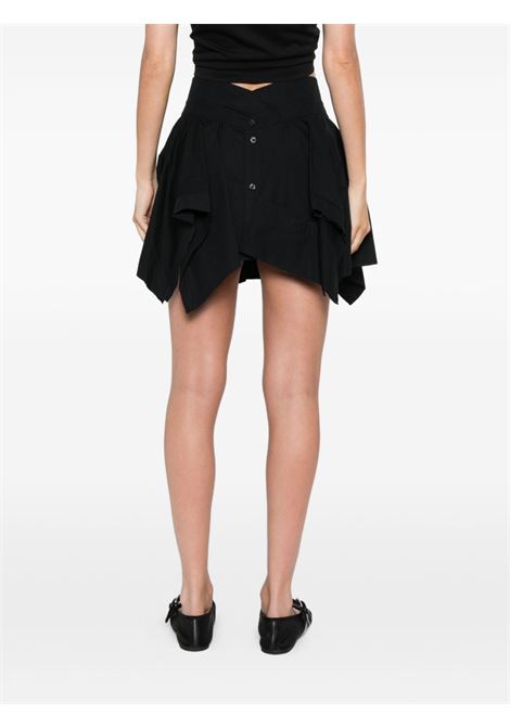 Black asymmetric-hem mini skirt Alexander Wang - women ALEXANDER WANG | 4WC3255329001